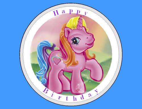 My Little Pony #2 Edible Image - Click Image to Close